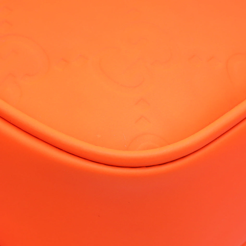 Gucci Neon Orange GG Rubber Effect Belt Bag