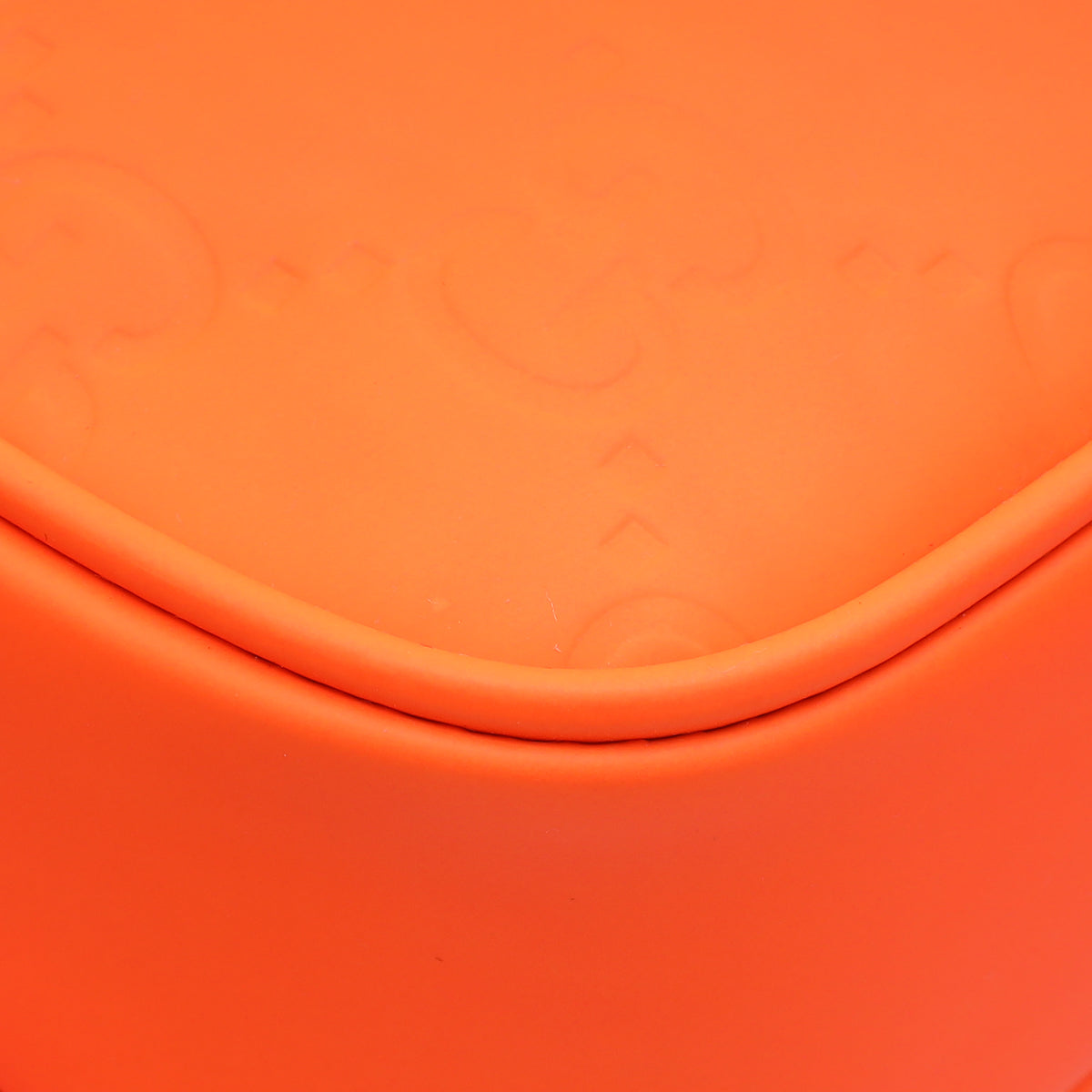 Gucci Neon Orange GG Rubber Effect Belt Bag