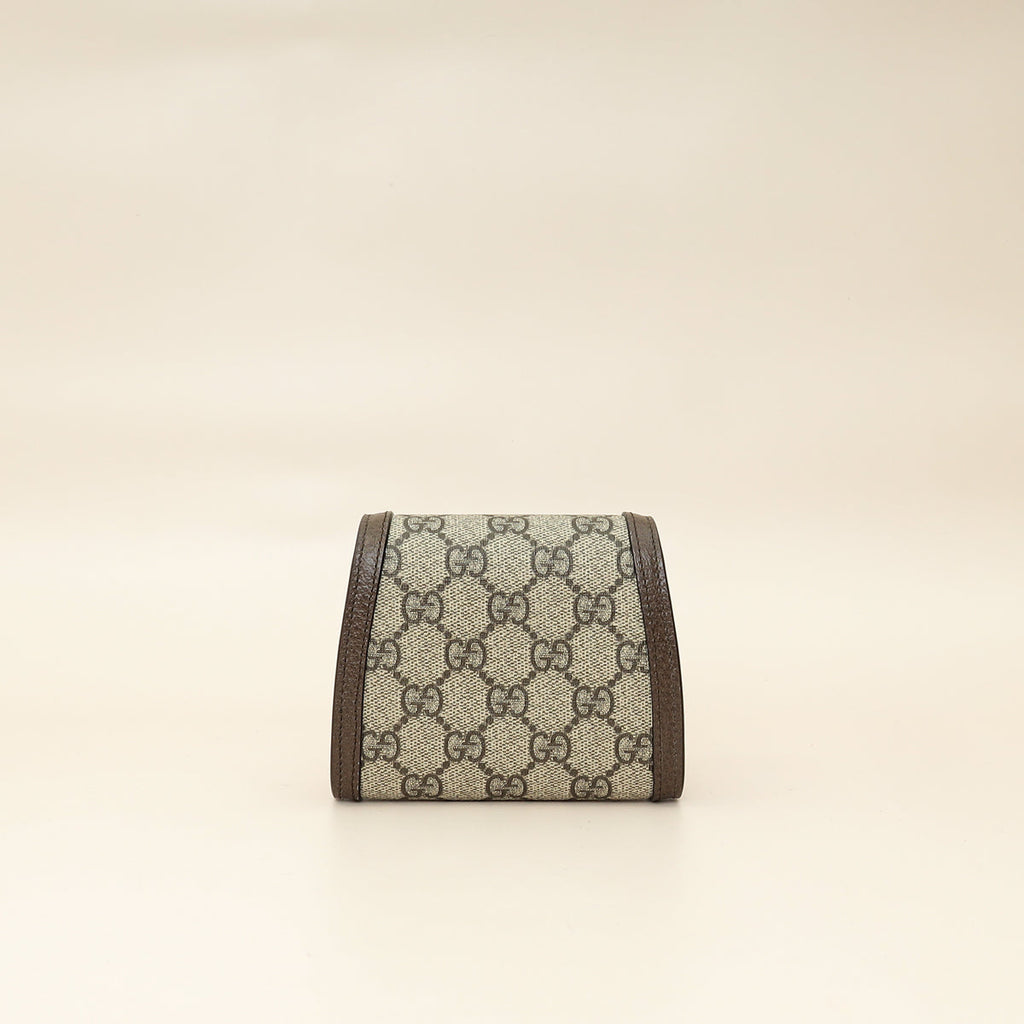 Gucci Ebony GG Guccissima Blondie Medium Chain Wallet