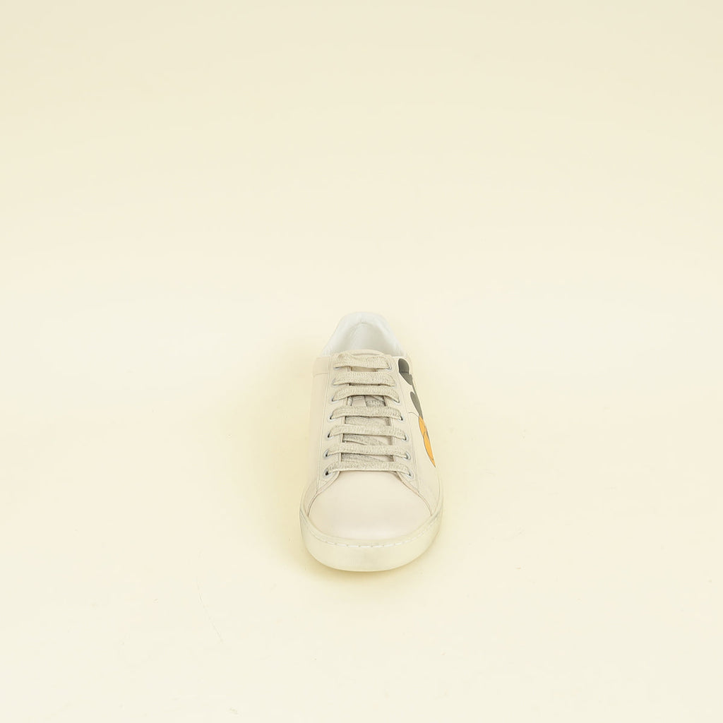 Gucci Bicolor x Disney Ace Mickey Mouse Sneakers (For Women) 37.5