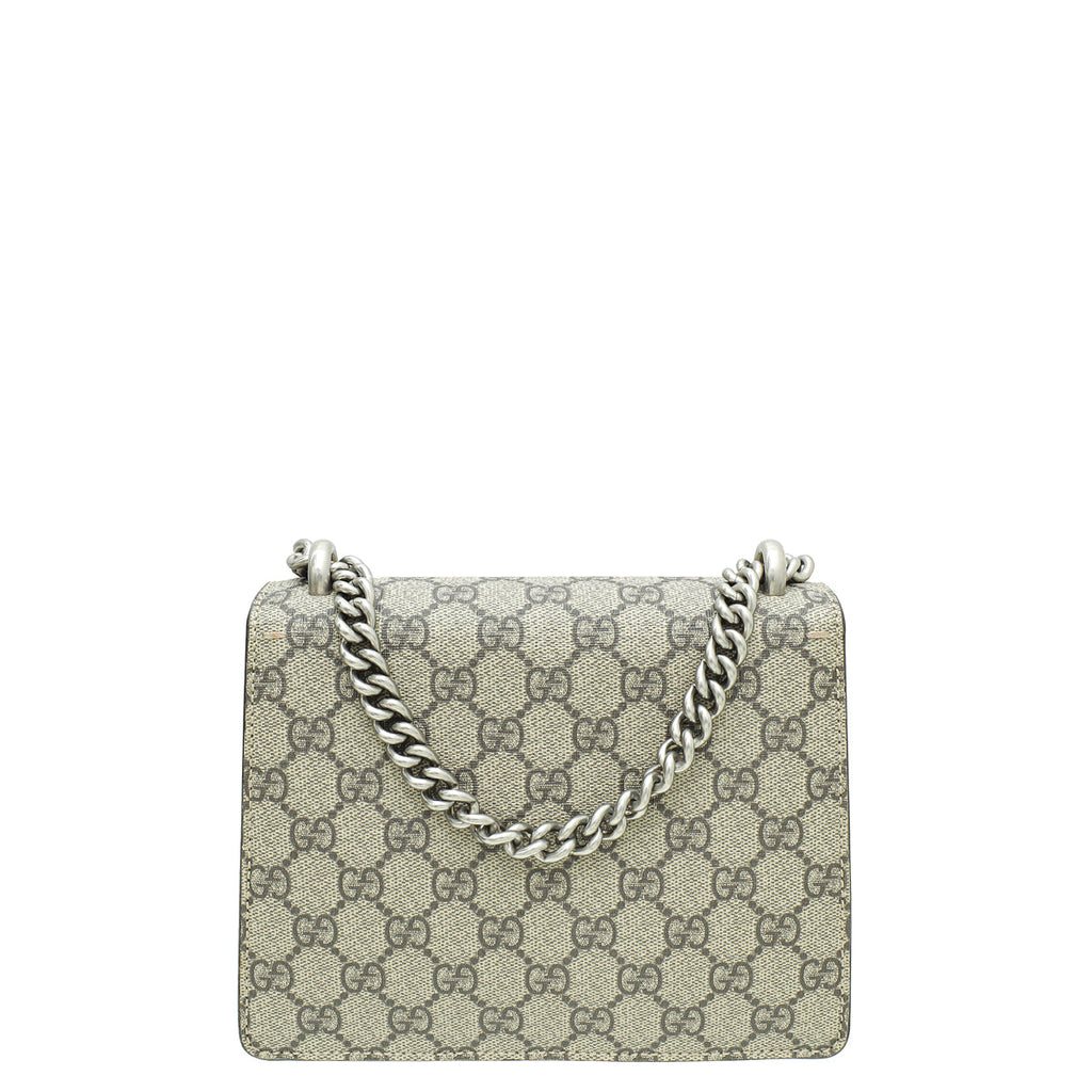 Gucci Bicolor GG Supreme Dionysus Chain Mini Bag