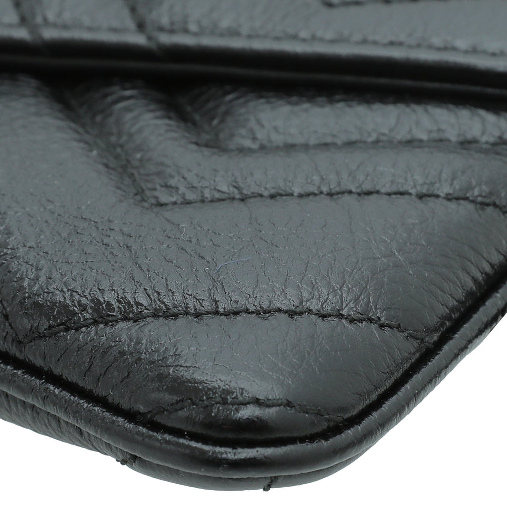Gucci Black GG Marmont 2.0 Multi Belt Bag