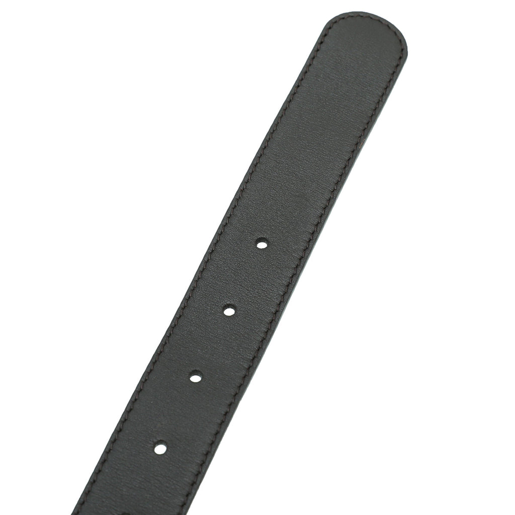 Gucci Chocolate Double G Buckle Belt 34