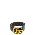 Gucci Chocolate Brown Double G Buckle Belt 38