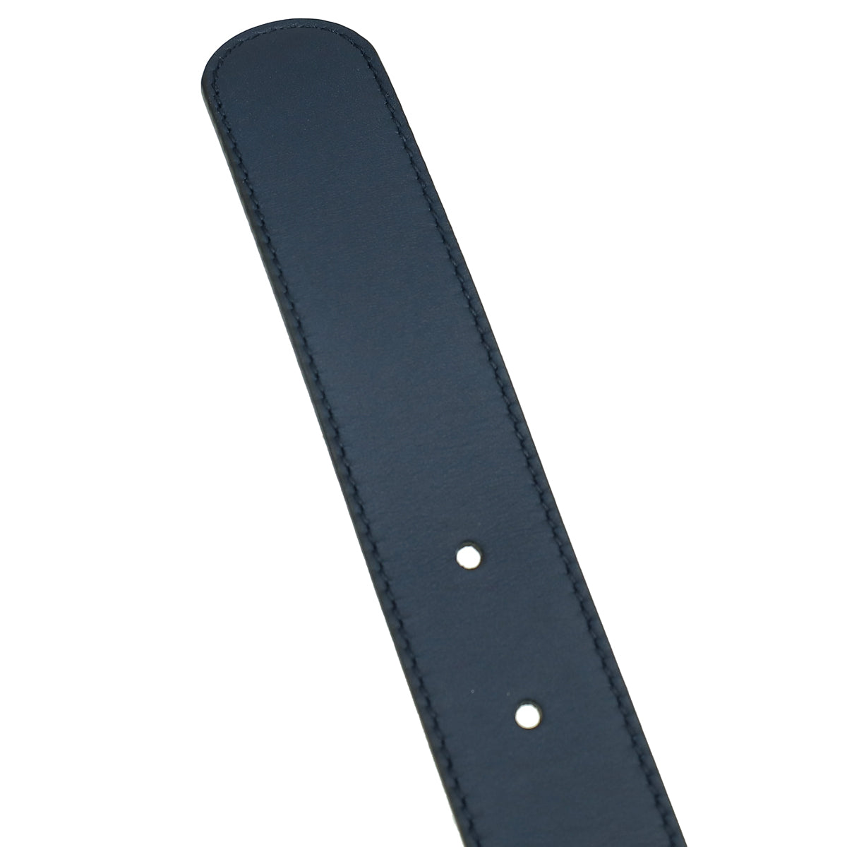 Gucci Navy Double G Buckle Belt 36