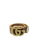 Gucci Brown Double G Buckle Belt 30