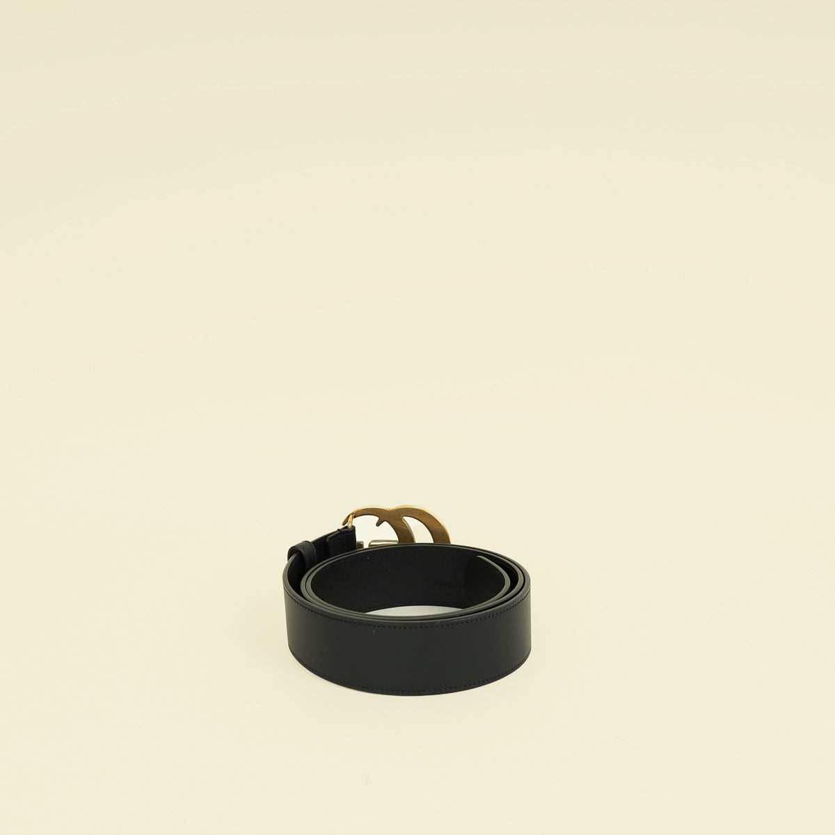Gucci Black Double G Buckle 40mm Belt 38