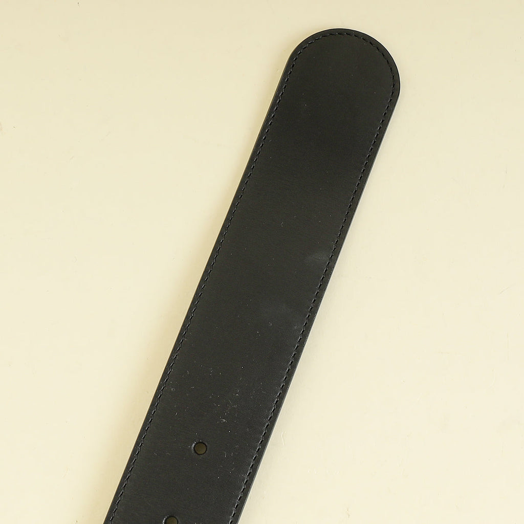 Gucci Black Double G Buckle 40mm Belt 34
