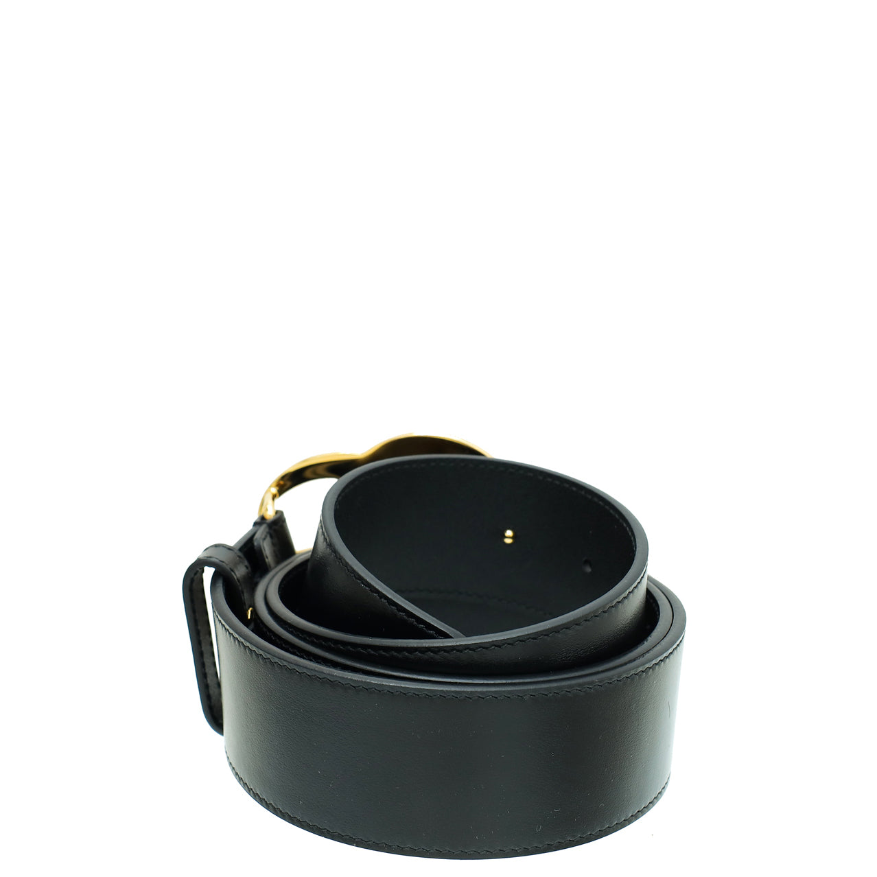 Gucci Black Double G Buckle Belt 34