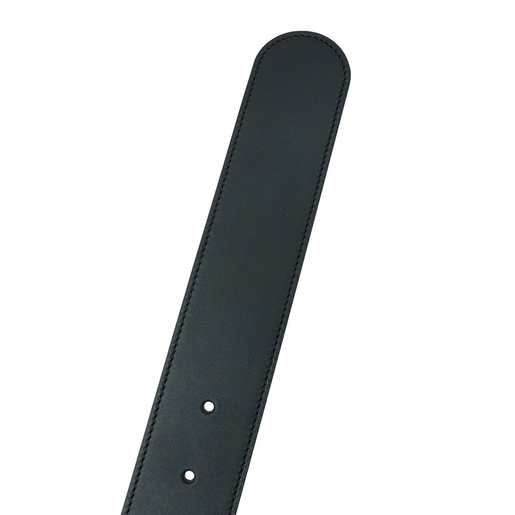 Gucci Black Double G Buckle 4mm Belt 34