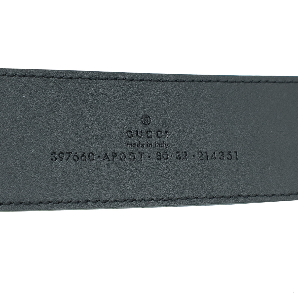 Gucci Black Double G Buckle 40mm Belt 32