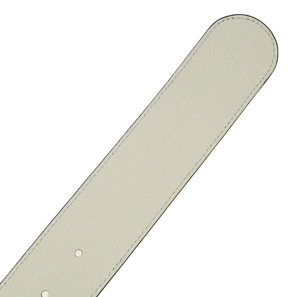 Gucci Ivory Double G Buckle Belt 34