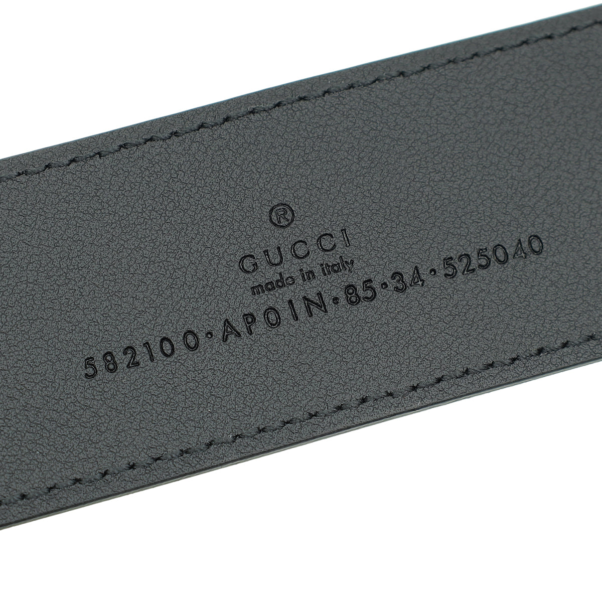 Gucci Black Double G Crystal Belt 34