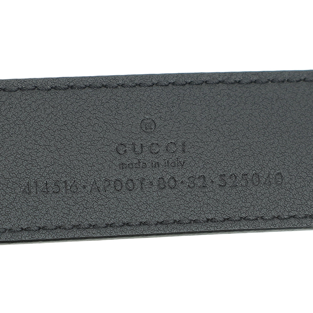 Gucci Black GG Marmont Belt 32