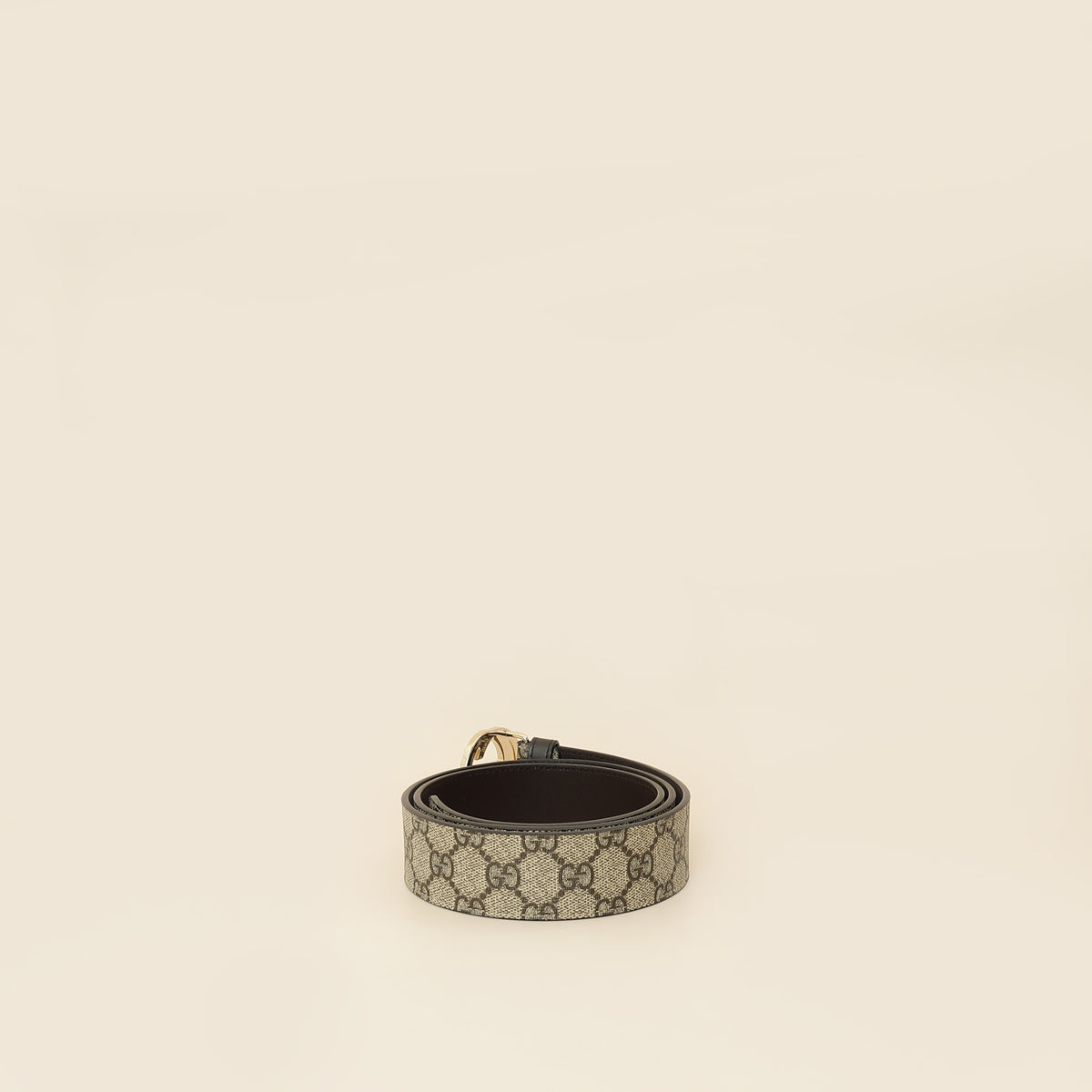 Gucci Bicolor GG Supreme Interlocking G Buckle Belt 36