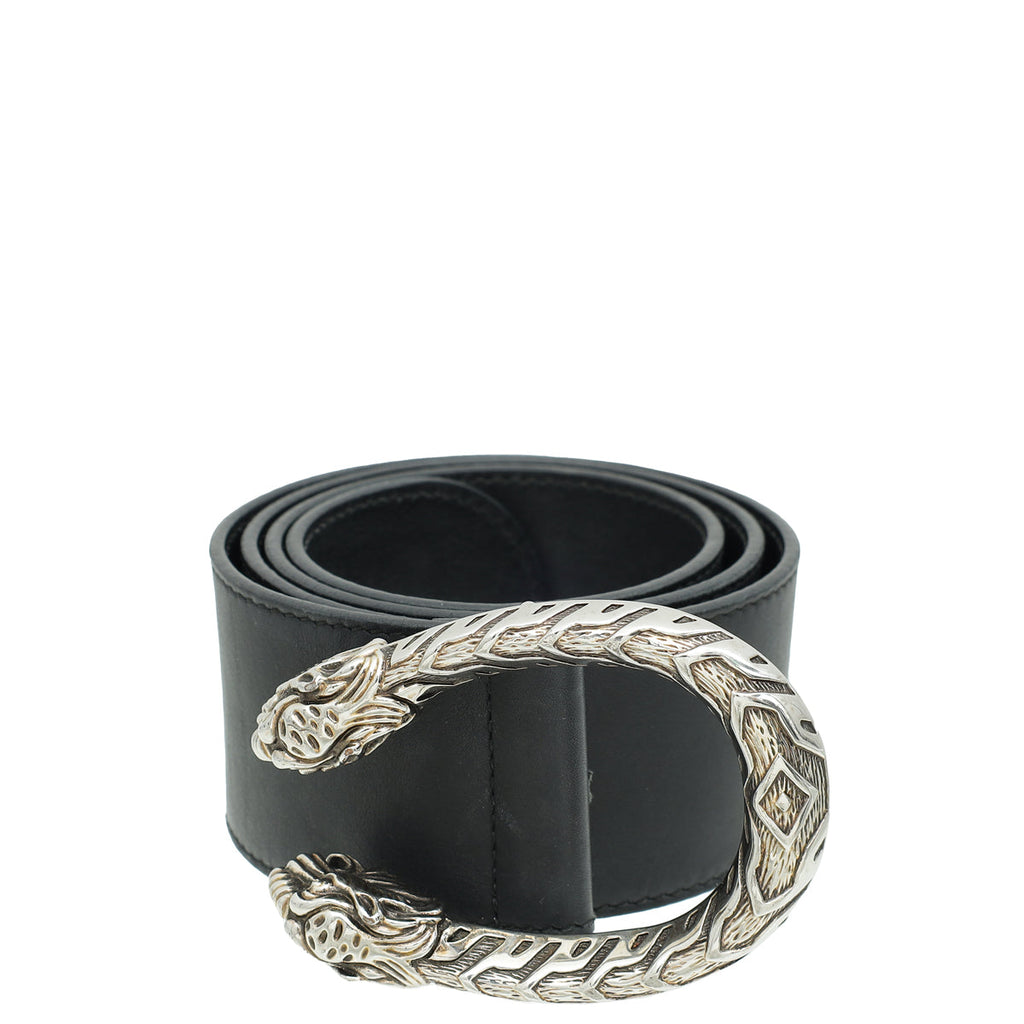 Gucci Black Dionysus Buckle Belt 28