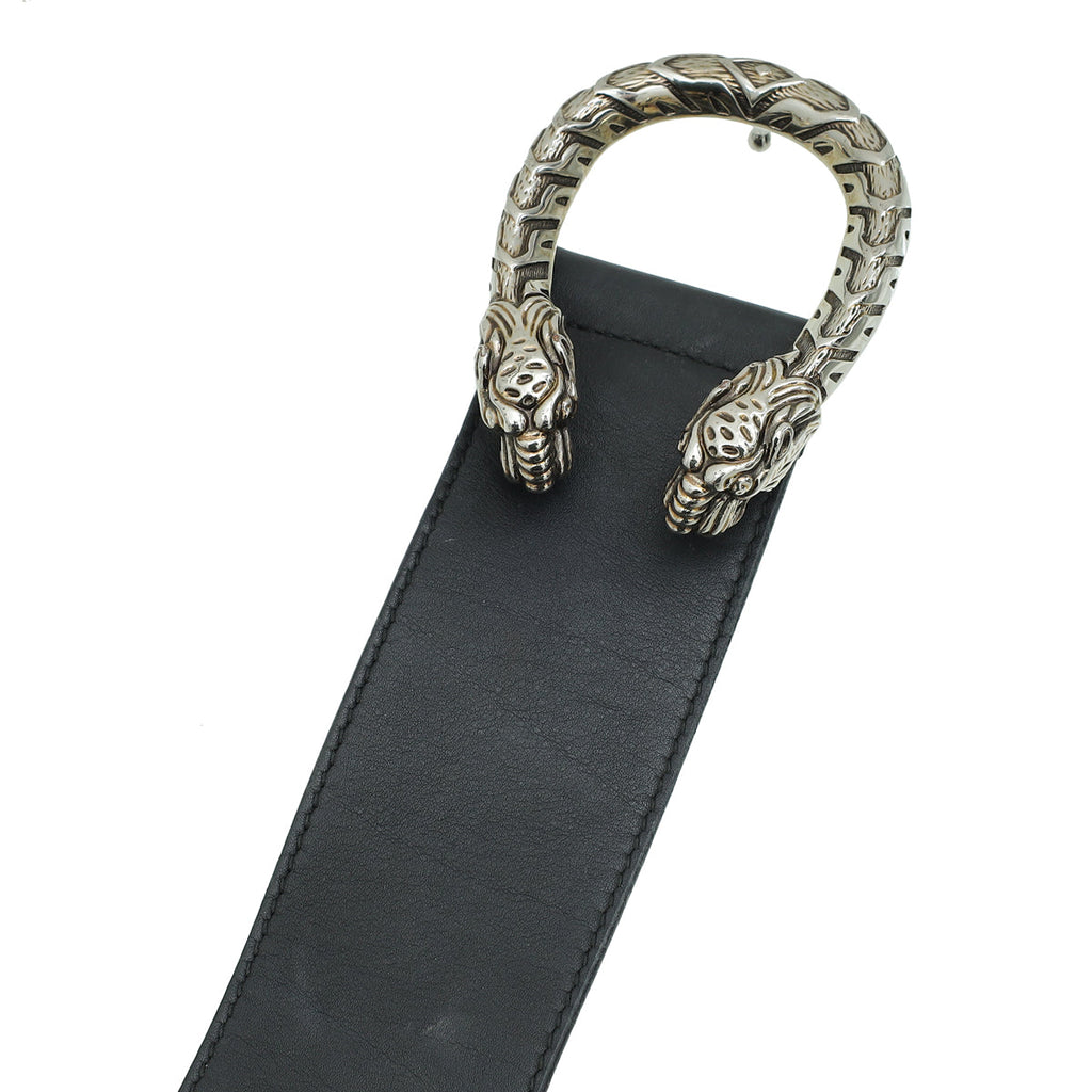 Gucci Black Dionysus Buckle Belt 28