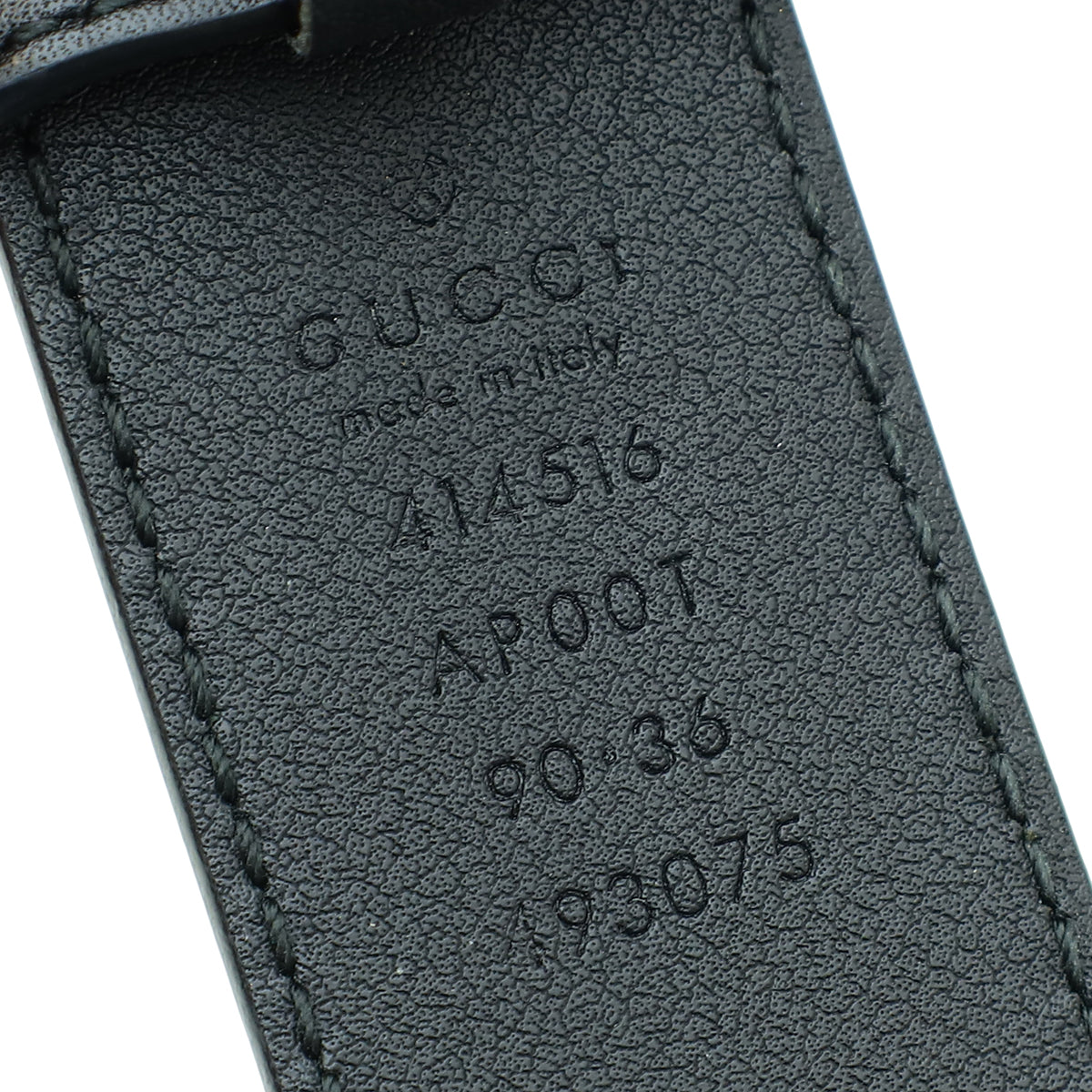 Gucci Black Double G Buckle Belt 36