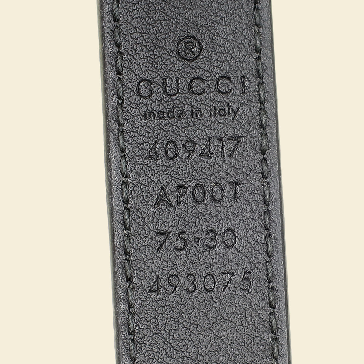 Gucci Black GG Marmont Thin Belt 30