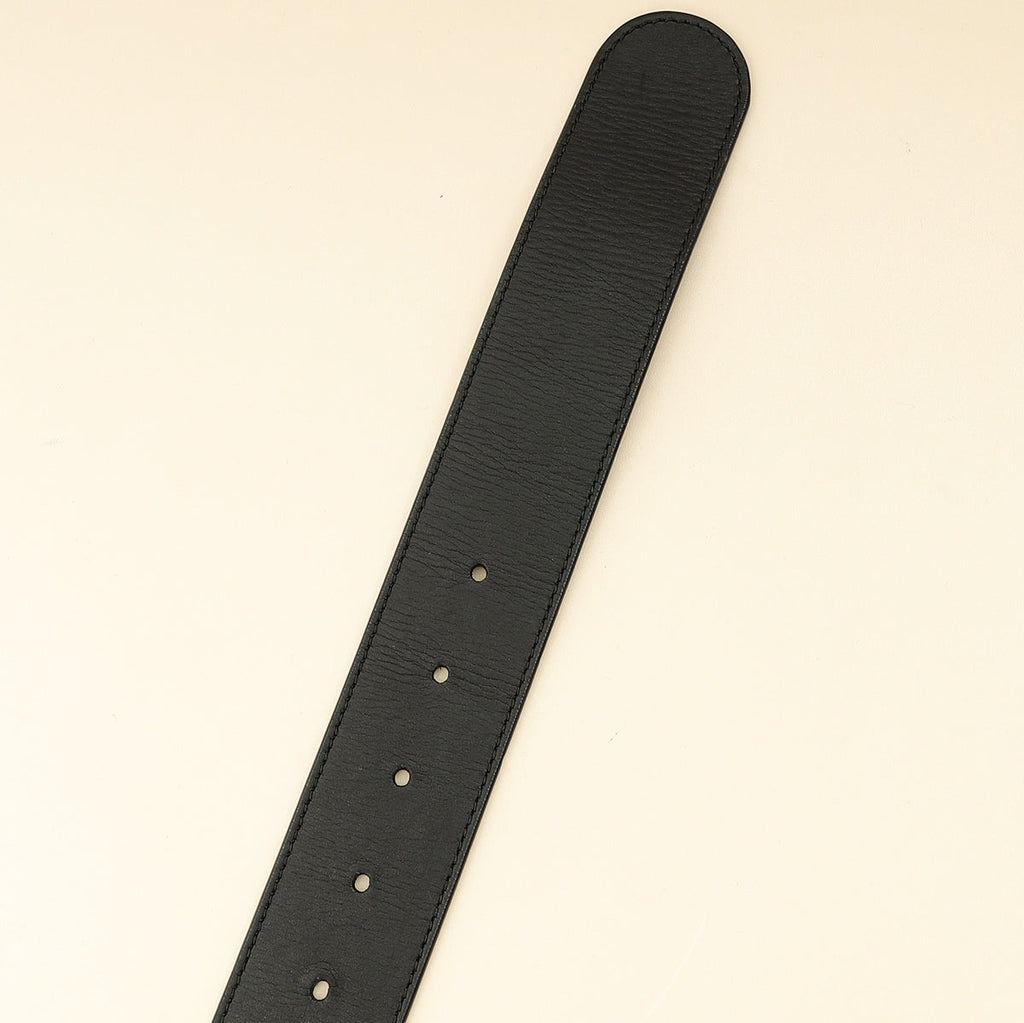 Gucci Black GG Marmont Wide Belt 34