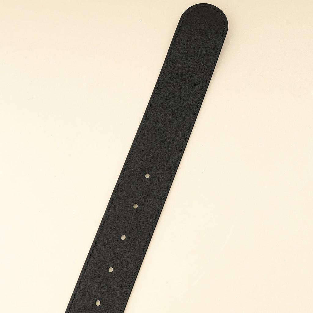 Gucci Black GG Marmont Wide Belt 34