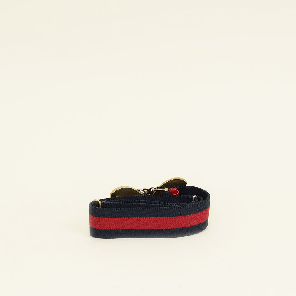 Gucci Bicolor Queen Margaret Elastic Band Belt 32