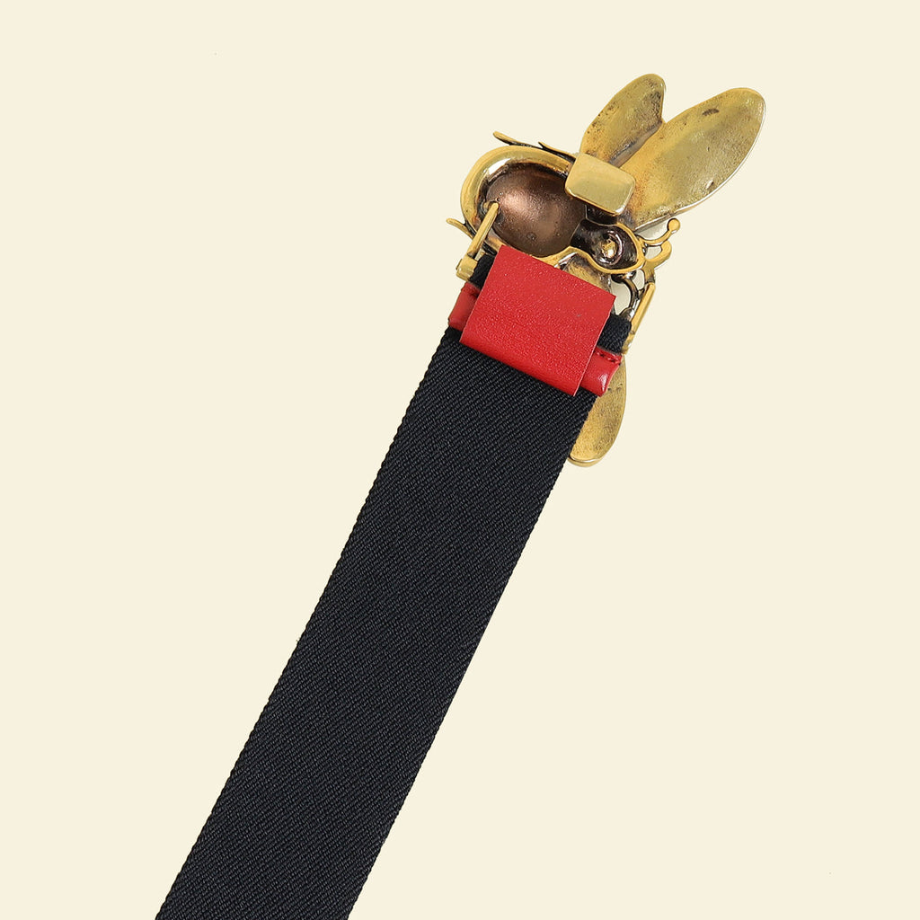 Gucci Bicolor Queen Margaret Elastic Band Belt 32
