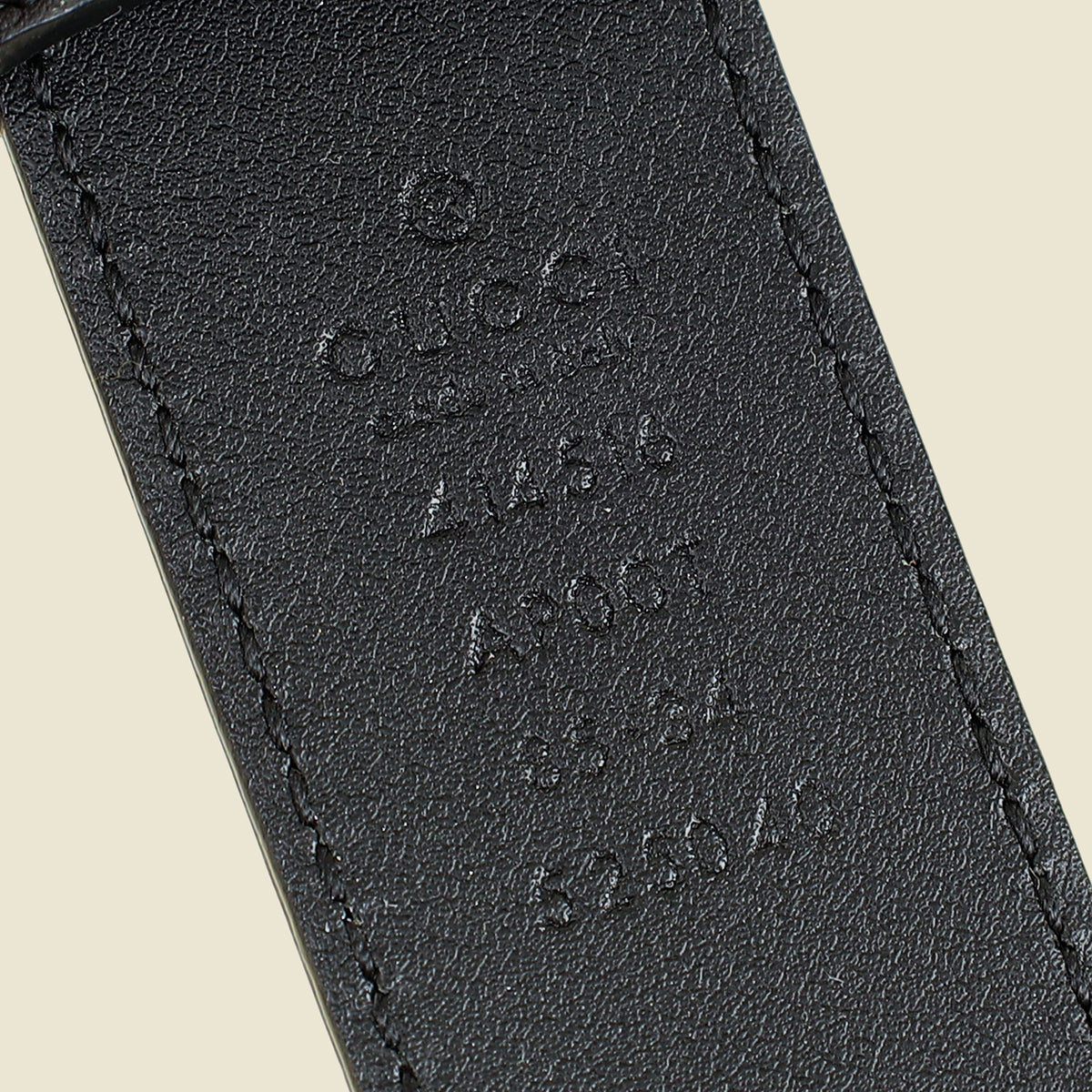 Gucci Black Double G Buckle Belt 34