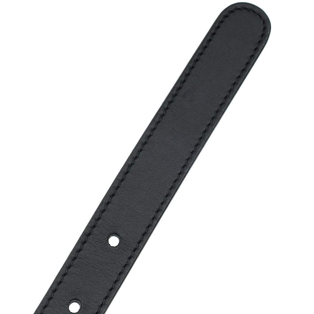 Gucci Black Double G Pearl 20mm Belt 40