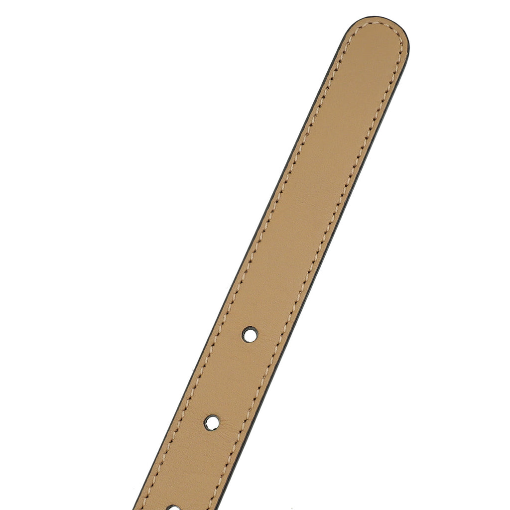 Gucci Light Brown GG Marmont Thin 18mm Belt 32