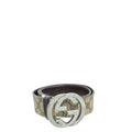 Gucci Interlocking G Buckle GG Supreme Belt 34