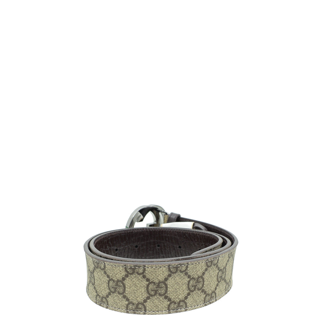 Gucci Interlocking G Buckle GG Supreme Belt 34