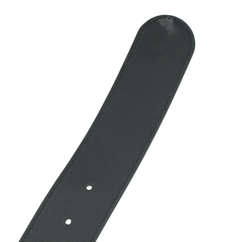 Gucci Black GG Pearl Buckle Belt 38
