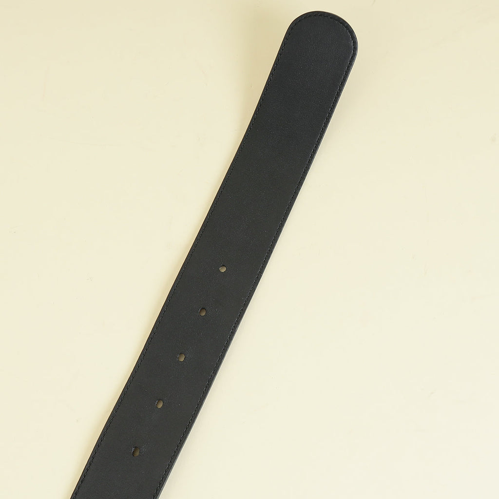 Gucci Black Double G Wide Belt 36