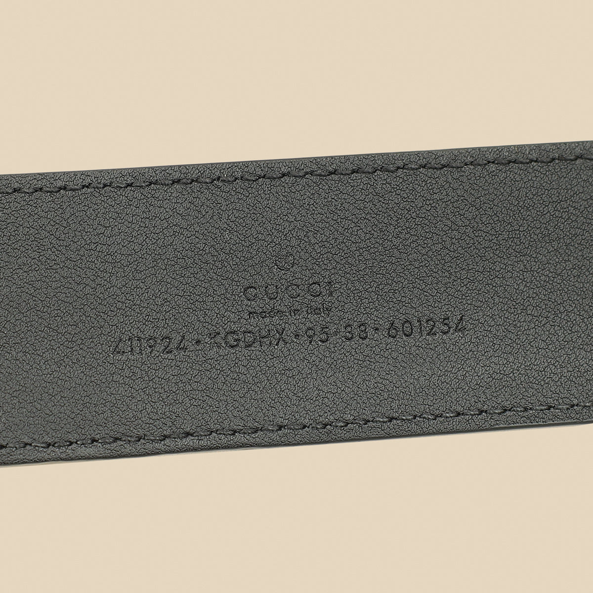 Gucci Bicolor GG Supreme Interlocking G Buckle Belt 38