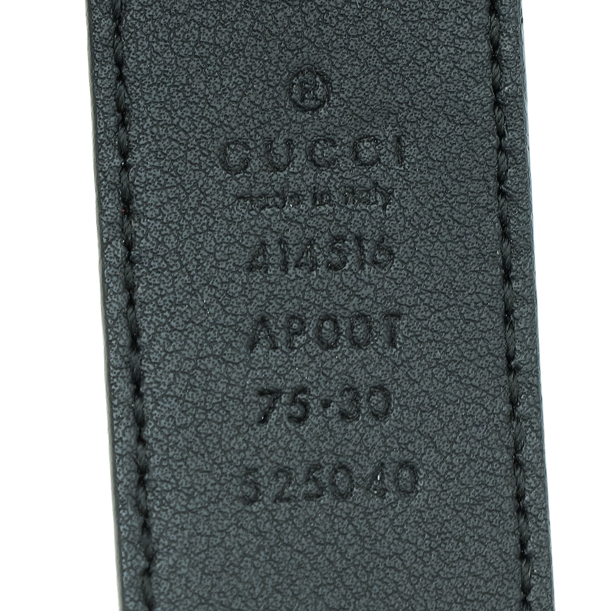 Gucci Black Double G Buckle 30mm Belt 30