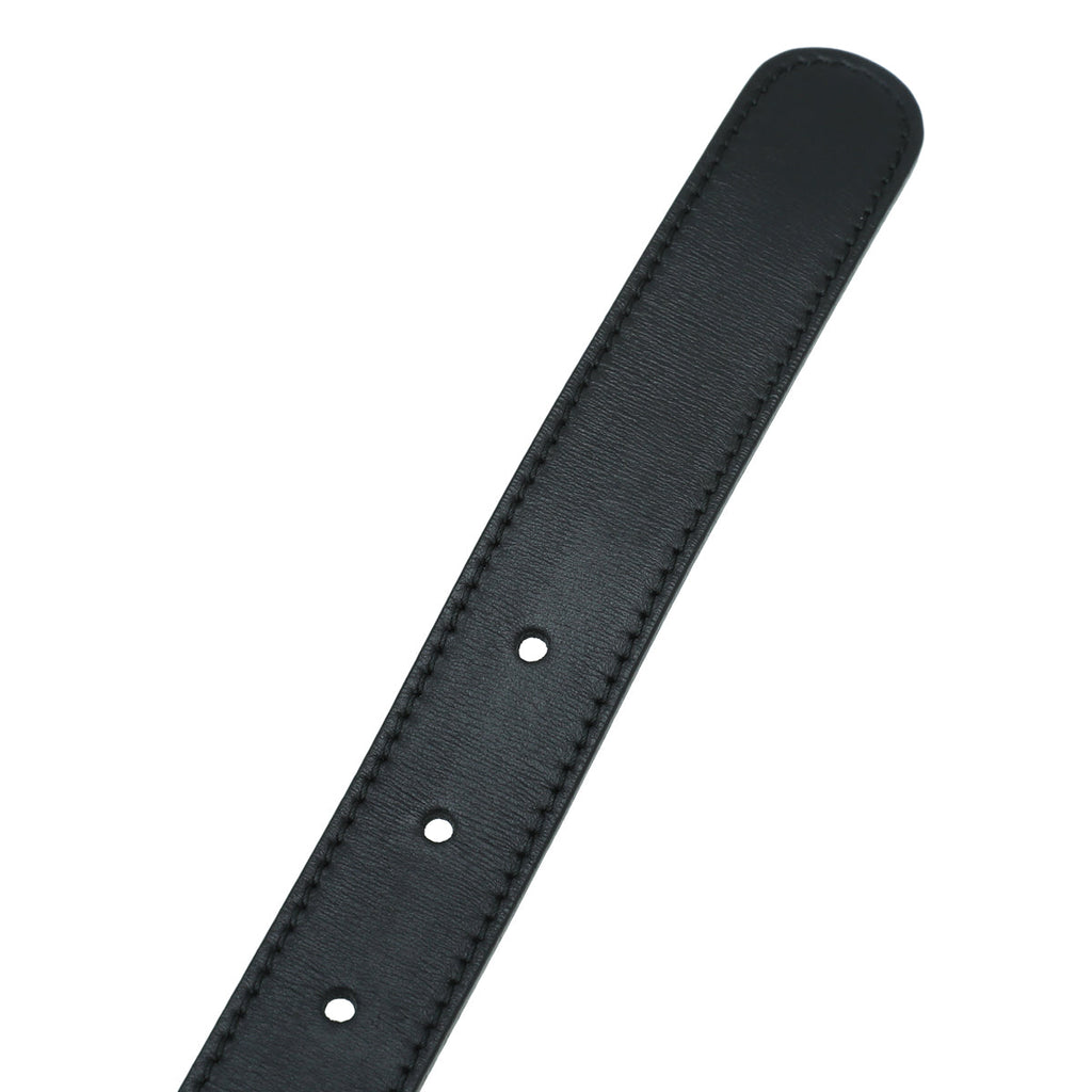 Gucci Black Torchon Double G Buckle Belt 34