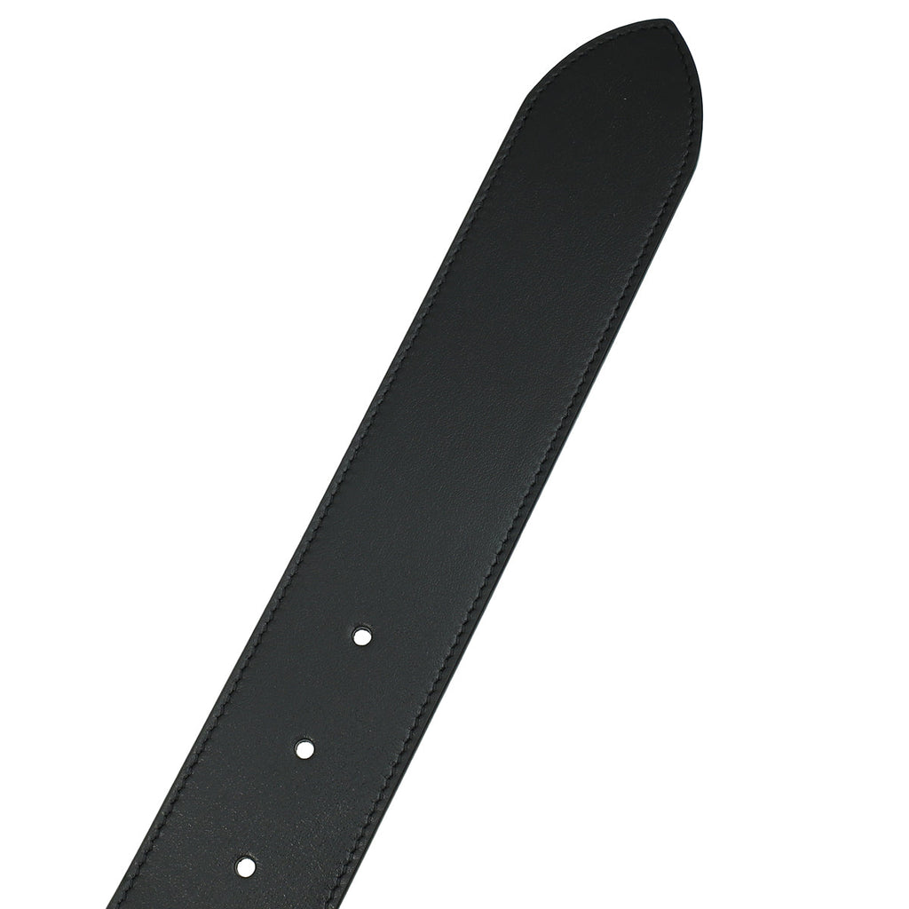 Gucci Black GG Marmont Wide Belt 34