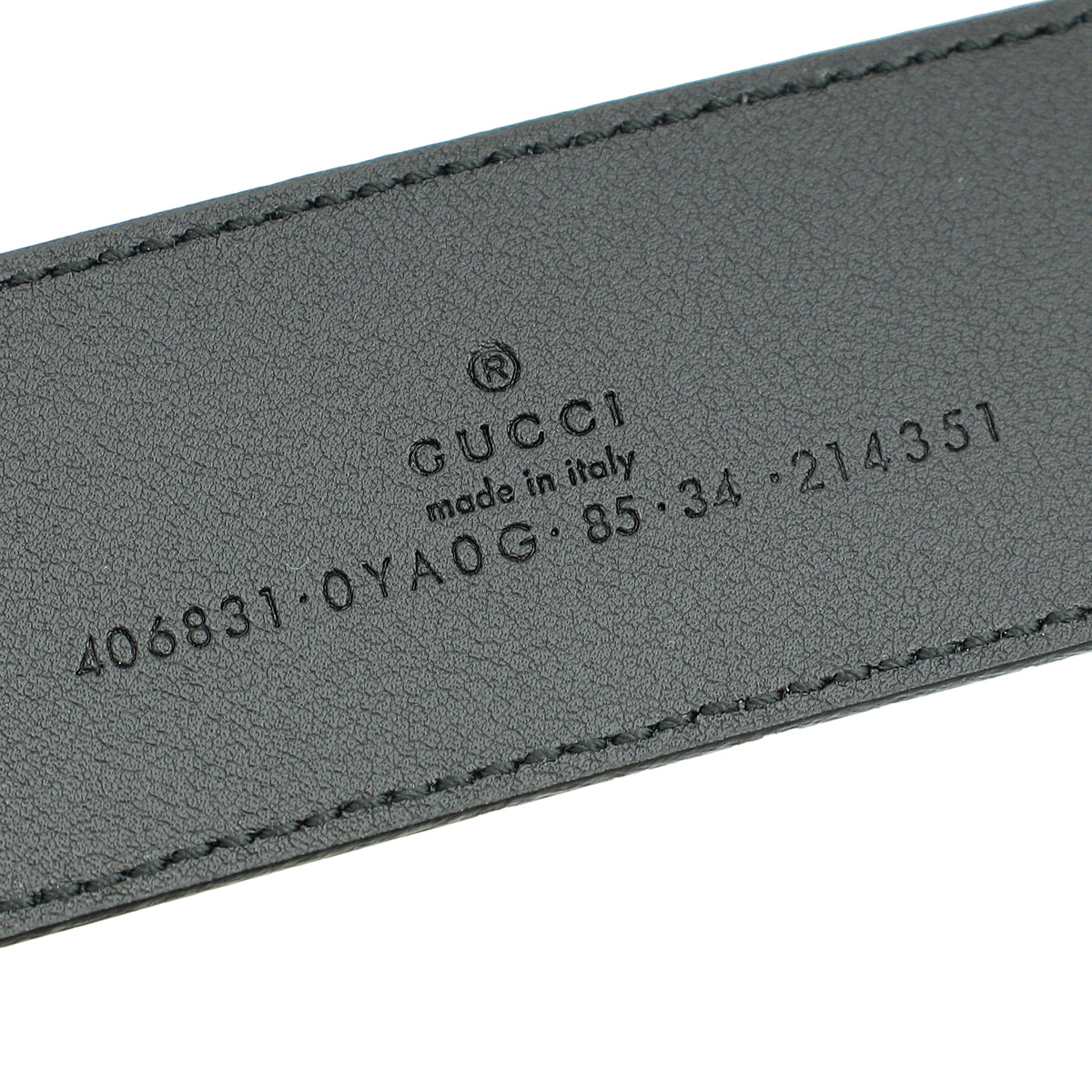 Gucci Black GG Marmont Wide Belt 34