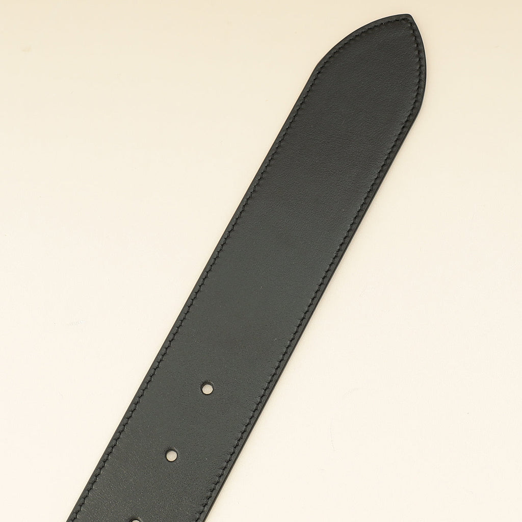 Gucci Black GG Marmont Wide Belt 34