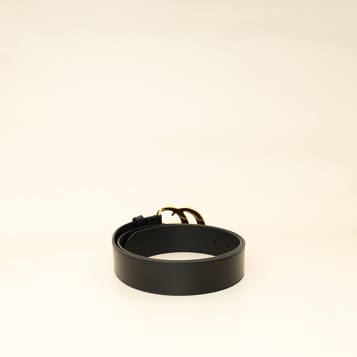 Gucci Black GG Marmont Wide Belt 36