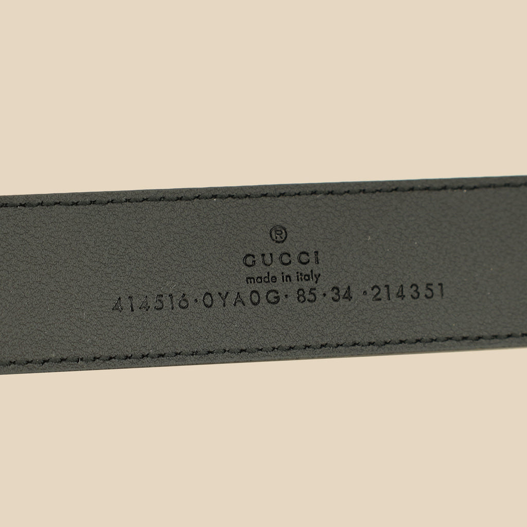 Gucci Double G Buckle 30mm Belt 34