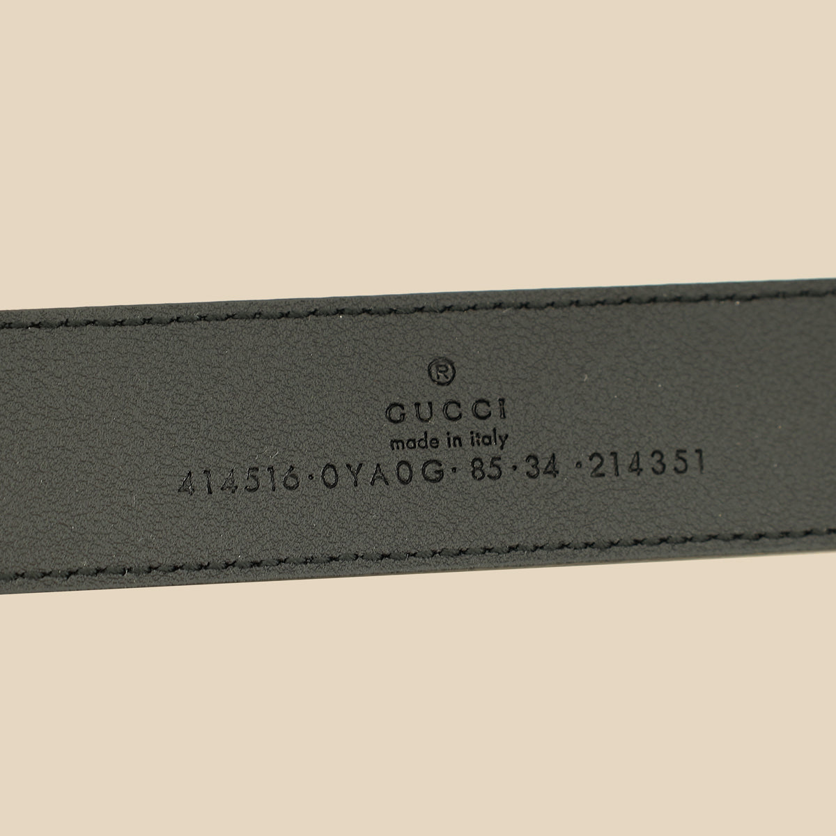 Gucci Double G Buckle 30mm Belt 34