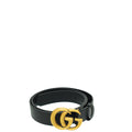 Gucci Black Double G Buckle Belt 36