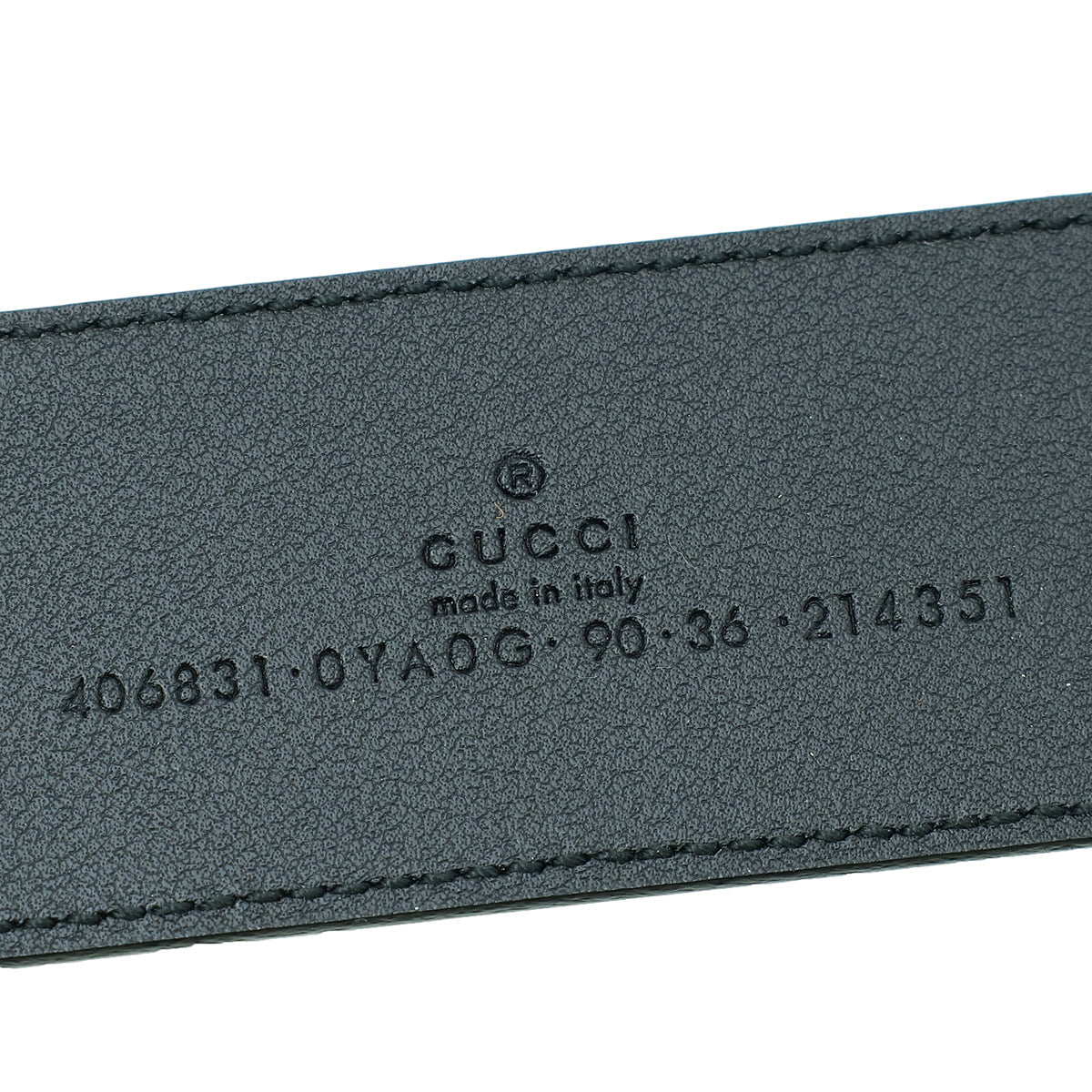 Gucci Black Double G Buckle 40mm Belt 36
