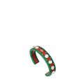 Gucci Bicolor Crystal Resin Bee Web Cuff 16