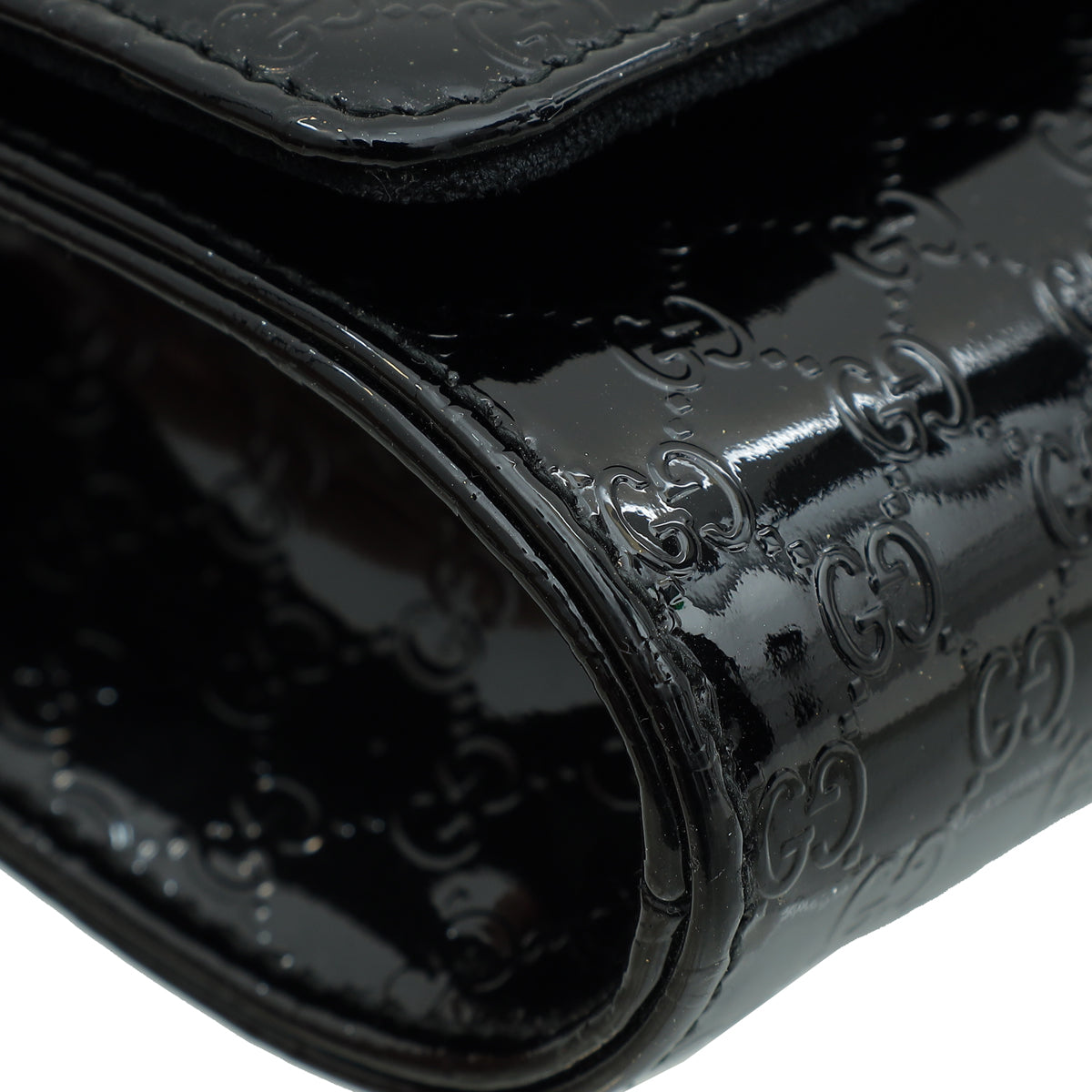 Gucci Black GG Microguccissima Medium Broadway Clutch