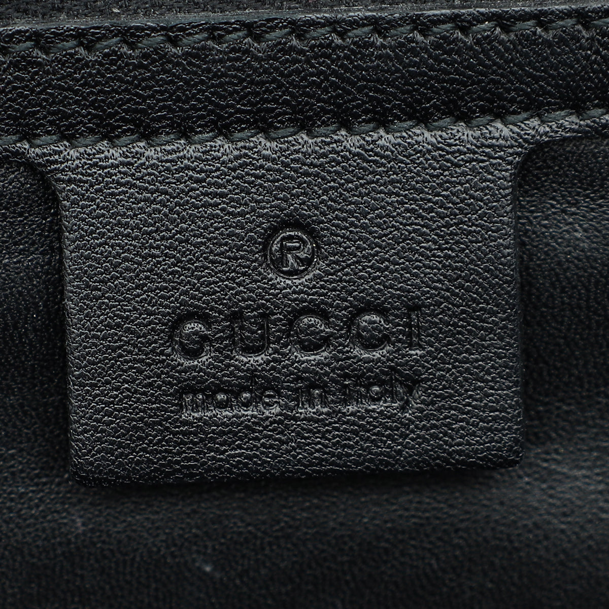 Gucci Black GG Microguccissima Medium Broadway Clutch