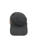 Gucci Black GG Web Baseball Hat