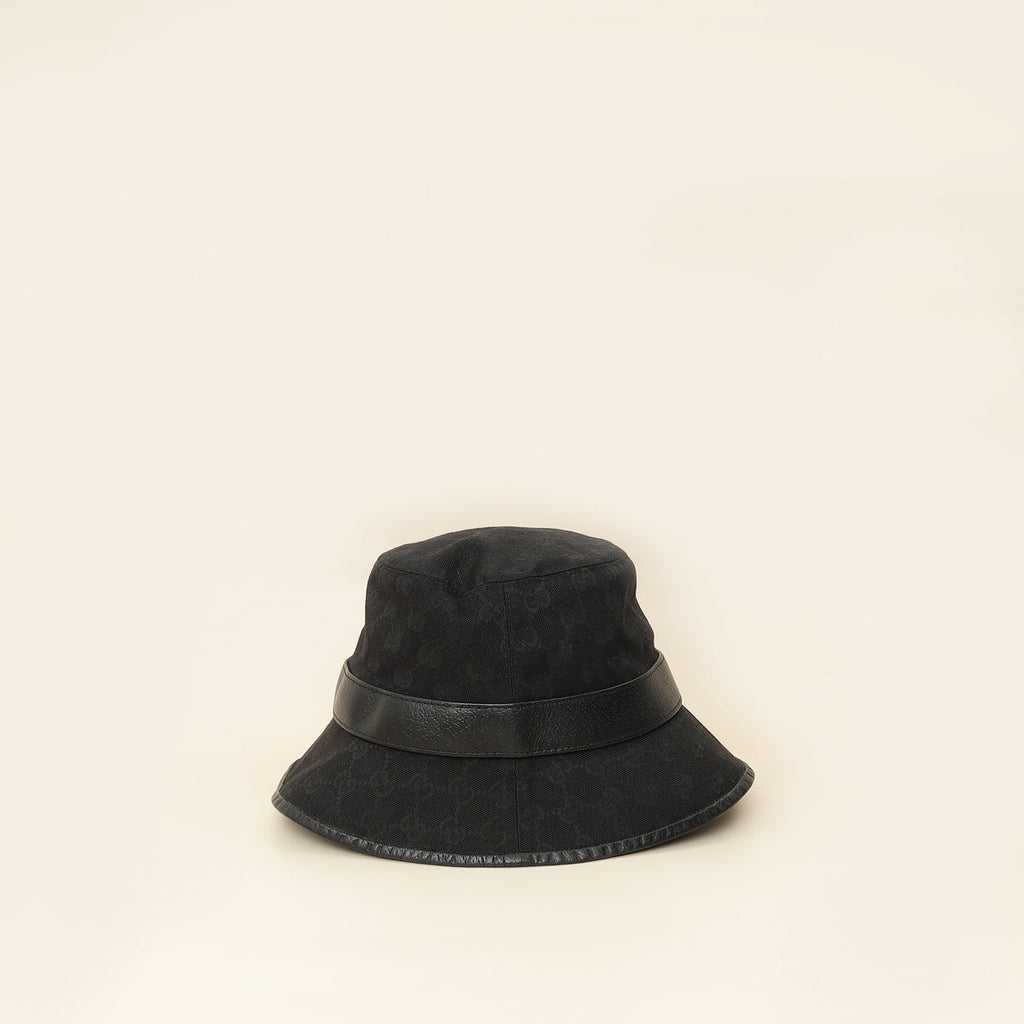 Gucci Black GG Bucket Hat